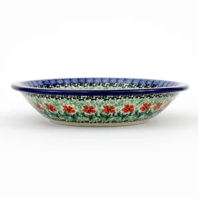 Talerz ceramiczny, głęboki 026 21,5 cm<br>1916X Czerwone kwiatuszki